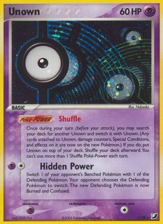 Unown (I) (/115) Holofoil [EX: Unseen Forces] Pokemon Single Pokémon