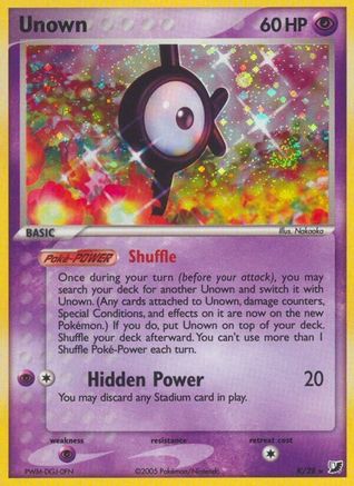 Unown (K) (/115) Holofoil [EX: Unseen Forces] Pokemon Single Pokémon