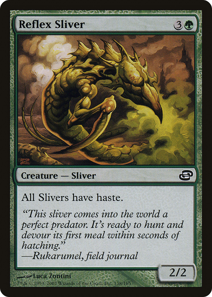 Reflex Sliver (PLC-138) [Planar Chaos] Foil MTG Single Planar Chaos