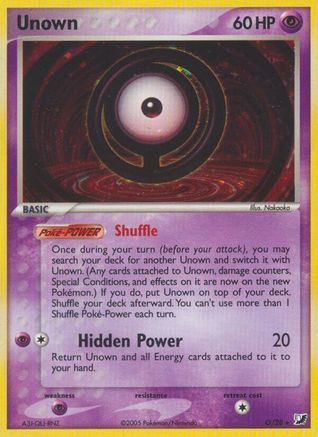 Unown (O) (/115) Holofoil [EX: Unseen Forces] Pokemon Single Pokémon