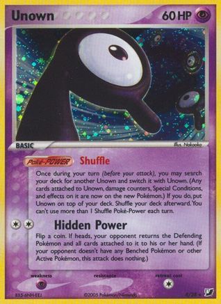 Unown (R) (/115) Holofoil [EX: Unseen Forces] Pokemon Single Pokémon