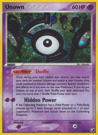 Unown (S) (/115) Holofoil [EX: Unseen Forces] Pokemon Single Pokémon