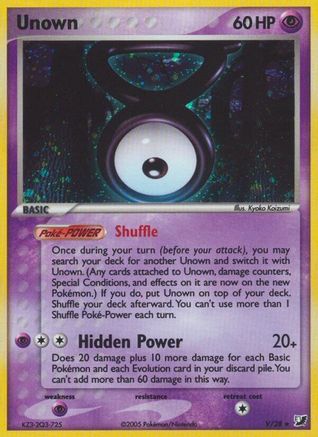 Unown (V) (/115) Holofoil [EX: Unseen Forces] Pokemon Single Pokémon