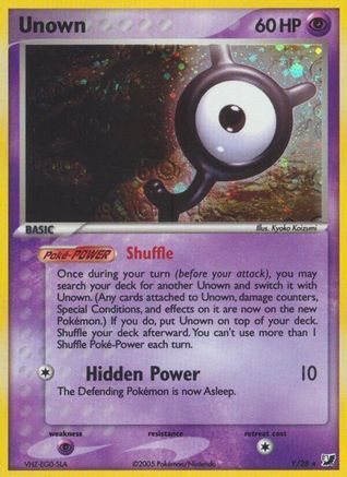 Unown (Y) (/115) Holofoil [EX: Unseen Forces] Pokemon Single Pokémon