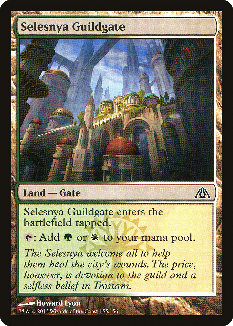 Selesnya Guildgate (DGM-155) [Dragon's Maze] Foil MTG Single Wizards of the Coast
