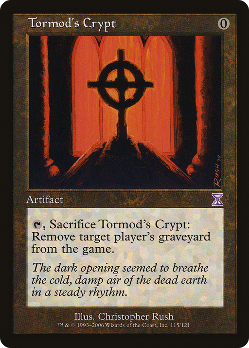 Tormod's Crypt (TSB-115) [Time Spiral Timeshifted] Foil MTG Single Wizards of the Coast