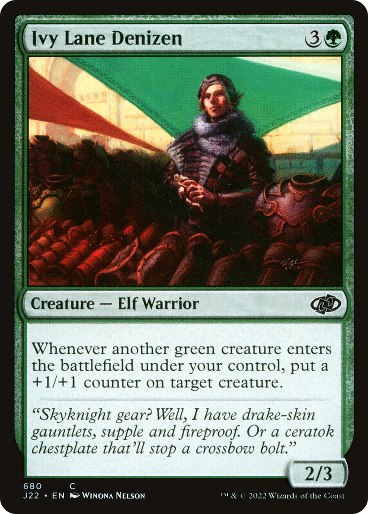 Ivy Lane Denizen (J22-680) [Jumpstart 2022] MTG Single Wizards of the Coast
