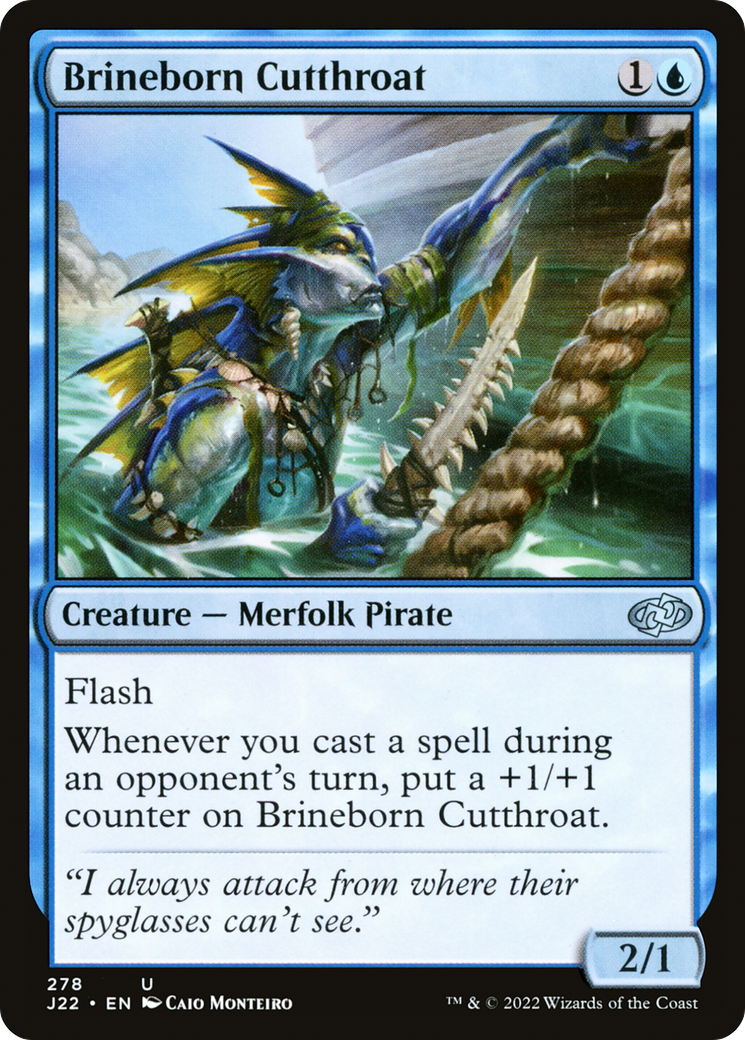 Brineborn Cutthroat (J22-278) [Jumpstart 2022] MTG Single Wizards of the Coast