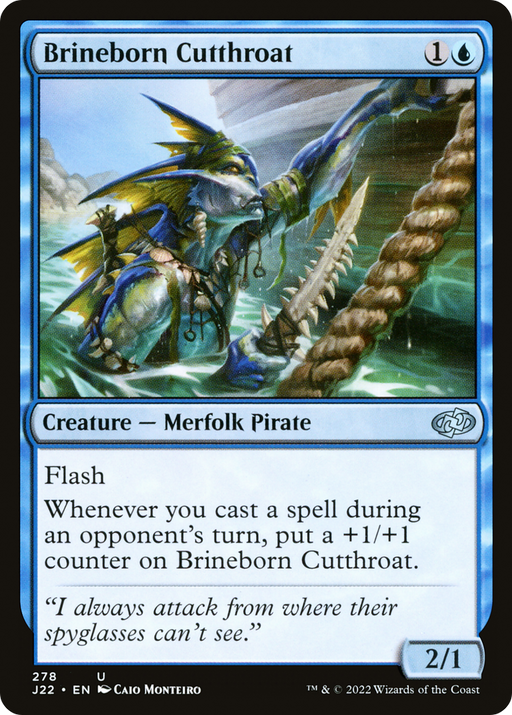 Brineborn Cutthroat (J22-278) [Jumpstart 2022] MTG Single Wizards of the Coast