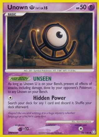 Unown (U) 78/146 [DP: Legends Awakened] Pokemon Single Pokémon