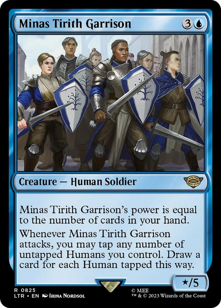 Minas Tirith Garrison (LTR-825) [The Lord of the Rings: Tales of Middle-earth] MTG Single Wizards of the Coast