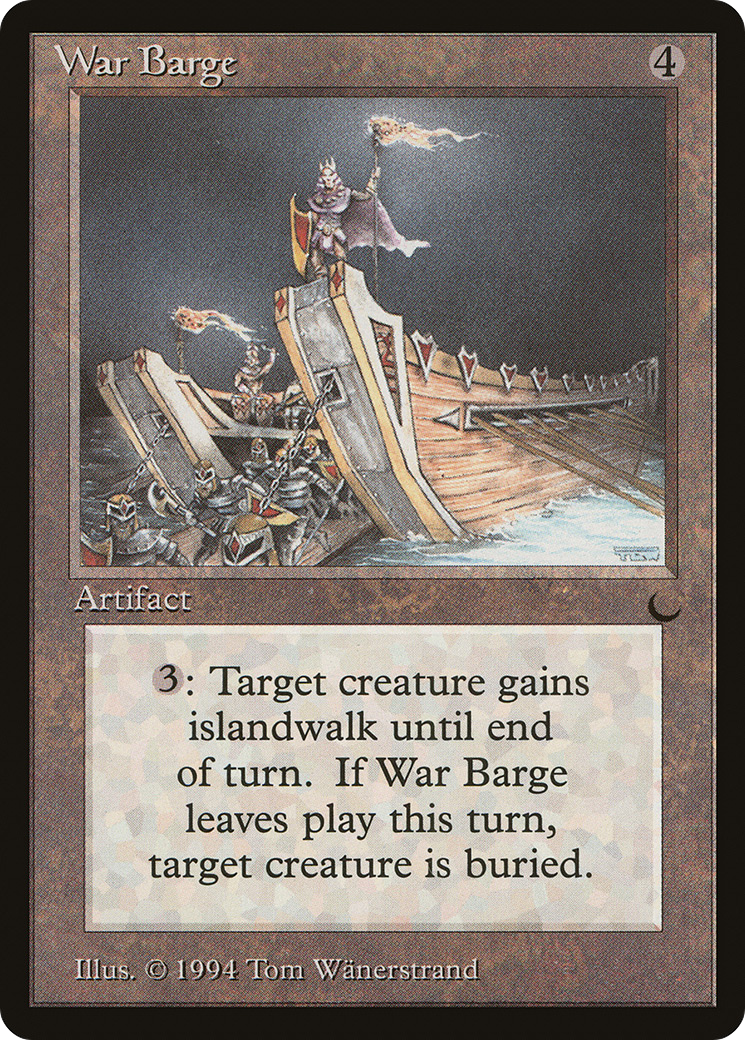 War Barge (DRK-115) [Oldschool] The Dark MTG Single Wizards of the Coast