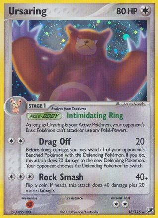 Ursaring (/115) Holofoil [EX: Unseen Forces] Pokemon Single Pokémon