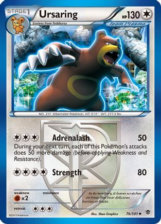 Ursaring (Team Plasma) (76/101) [BW: Plasma Blast] Pokemon Single Pokémon
