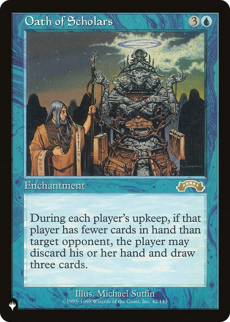 Oath of Scholars (LIST-EXO-42) [Mystery Booster] The List MTG Single Wizards of the Coast