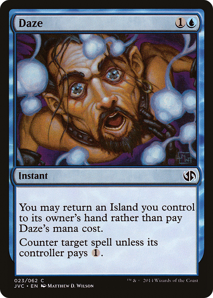 Daze (DD3-023) [Misc] Duel Decks Anthology: Jace vs. Chandra MTG Single Wizards of the Coast