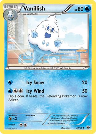 Vanillish (/99) Reverse Holofoil [BW: Next Destinies] Pokemon Single Pokémon
