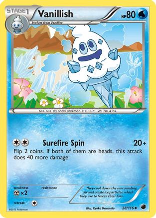 Vanillish (/116) Reverse Holofoil [BW: Plasma Freeze] Pokemon Single Pokémon