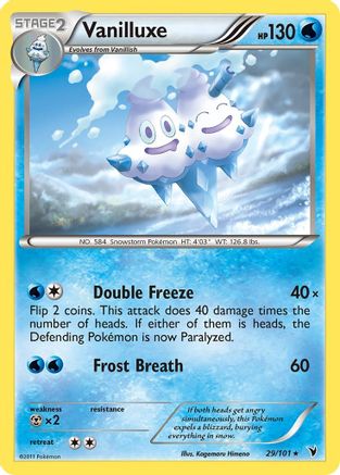 Vanilluxe (/101) Reverse Holofoil [BW: Noble Victories] Pokemon Single Pokémon