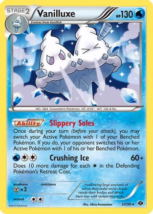 Vanilluxe (33/99) Holofoil [BW: Next Destinies] Pokemon Single Pokémon