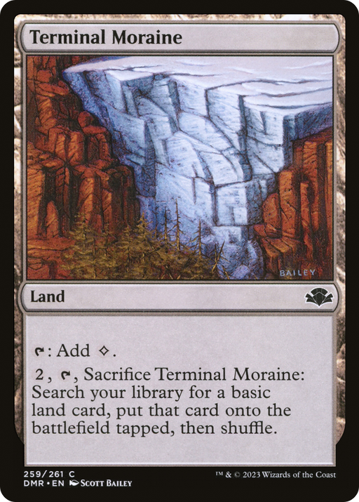 Terminal Moraine (DMR-259) [Dominaria Remastered] Foil MTG Single Wizards of the Coast
