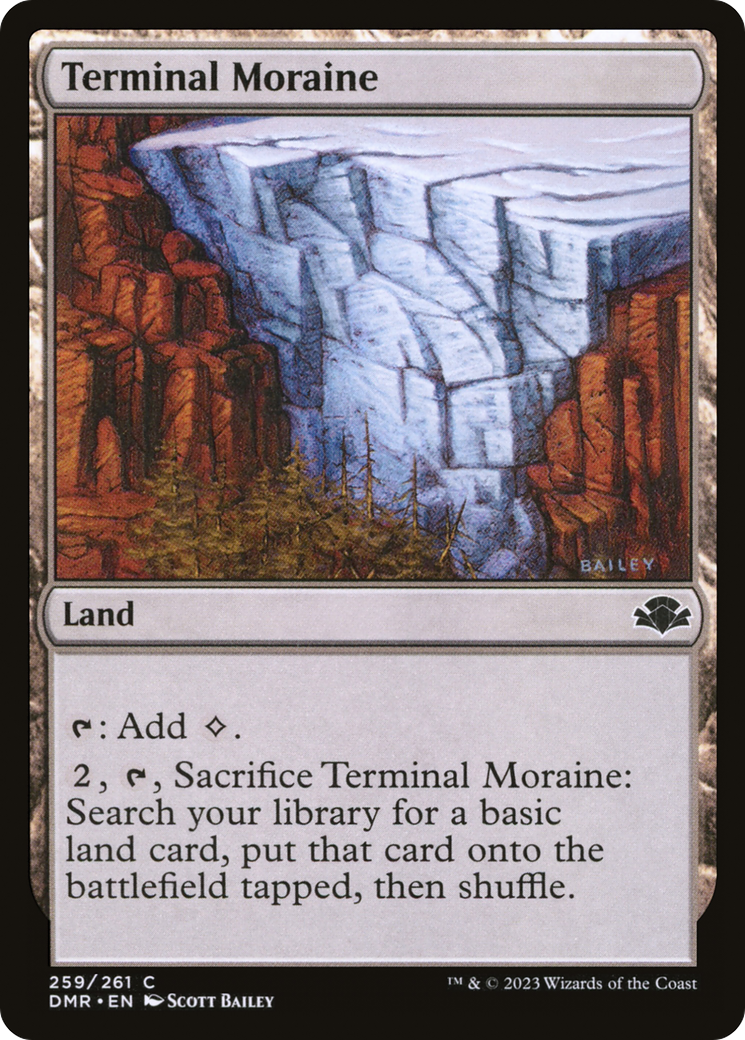 Terminal Moraine (DMR-259) [Dominaria Remastered] MTG Single Wizards of the Coast