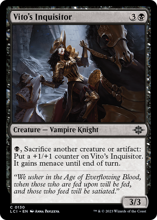 Vito's Inquisitor (LCI-130) [The Lost Caverns of Ixalan] MTG Single Wizards of the Coast