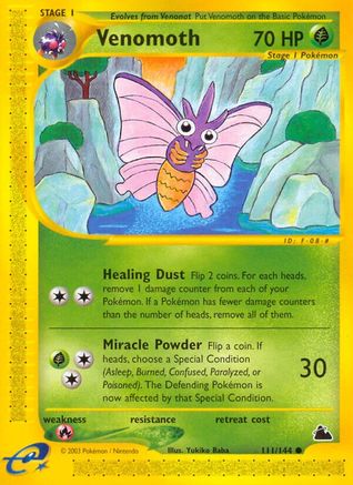 Venomoth (/144) Reverse Holofoil [Vintage: Skyridge] Pokemon Single Pokémon