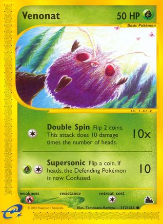 Venonat (/144) Reverse Holofoil [Vintage: Skyridge] Pokemon Single Pokémon