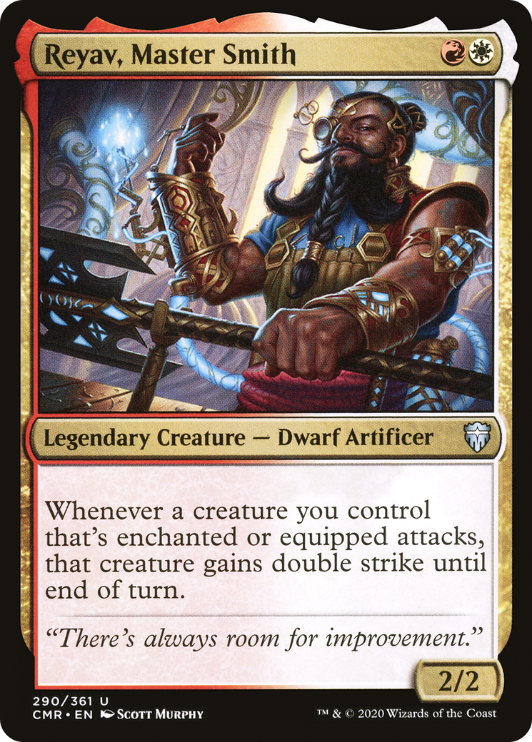 Reyav, Master Smith (CMR-290) [Commander Legends] Foil MTG Single Wizards of the Coast
