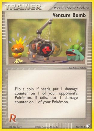 Venture Bomb (93/109) Reverse Holofoil [EX: Team Rocket Returns] Pokemon Single Pokémon
