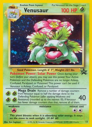 Venusaur (13/53) Holofoil [Promos: WoTC Promo] Pokemon Single Pokémon