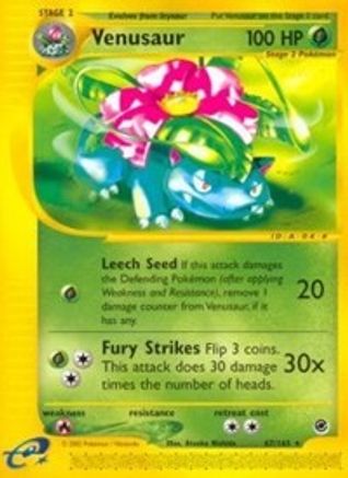 Venusaur (67) (/165) Reverse Holofoil [Vintage: Expedition] Pokemon Single Pokémon