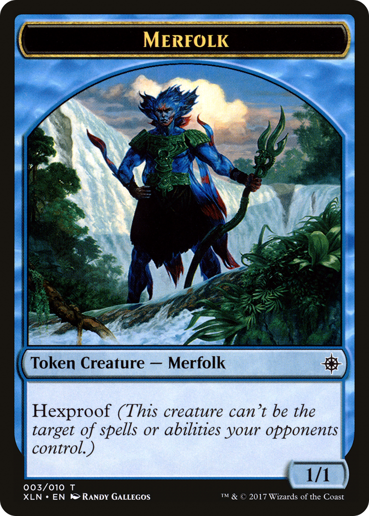 Merfolk Token [Ixalan Tokens] MTG Single Magic: The Gathering