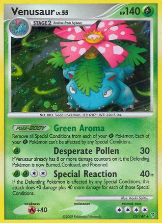 Venusaur (/147) Reverse Holofoil [Platinum: Supreme Victors] Pokemon Single Pokémon