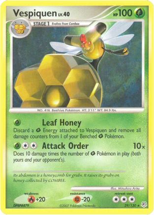 Vespiquen (/130) Reverse Holofoil [DP: Base Set] Pokemon Single Pokémon