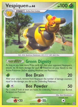 Vespiquen (/100) Reverse Holofoil [DP: Stormfront] Pokemon Single Pokémon