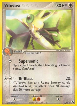 Vibrava (/92) [Legend Maker] Pokemon Single Pokémon