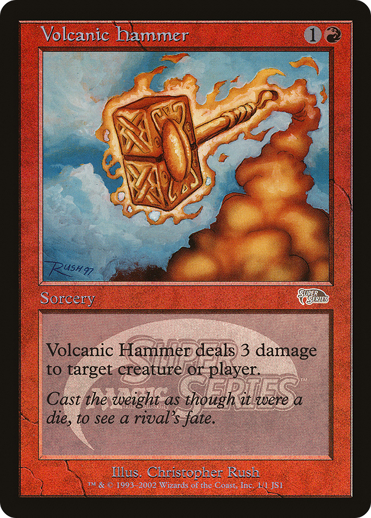 Volcanic Hammer (Junior Super Series) (JSS-001) [Misc] Junior Super Series Foil MTG Single Wizards of the Coast
