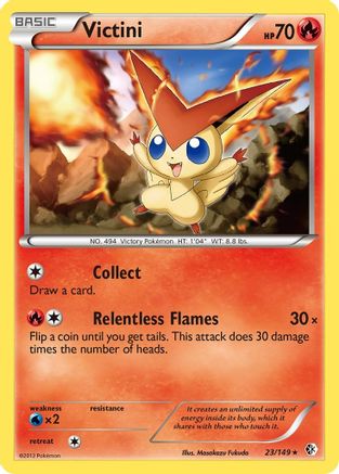 Victini (/149) Reverse Holofoil [BW: Boundaries Crossed] Pokemon Single Pokémon