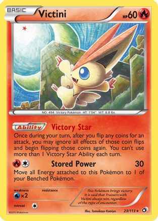 Victini (23/113) - [BW: Legendary Treasures] Reverse Holofoil Pokemon Single Pokémon