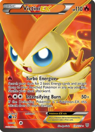 Victini EX (131 Full Art) 131/135 Holofoil [BW: Plasma Storm] Pokemon Single Pokémon