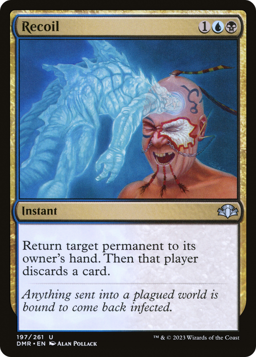 Recoil (DMR-197) [Dominaria Remastered] Foil MTG Single Wizards of the Coast