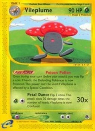 Vileplume (69/165) Reverse Holofoil [Vintage: Expedition] Pokemon Single Pokémon