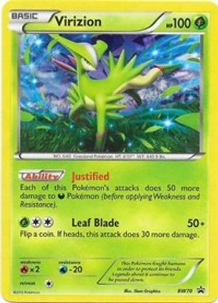 Virizion - BW70 (/101) Holofoil [Promos: BW Promos] Pokemon Single Pokémon