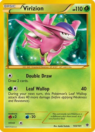 Virizion (Secret) (/101) Holofoil [BW: Plasma Blast] Pokemon Single Pokémon