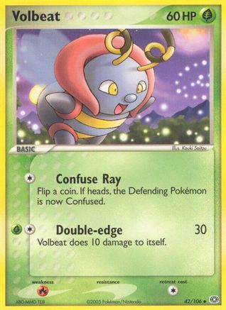 Volbeat (/106) [EX: Emerald] Pokemon Single Pokémon