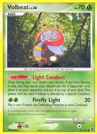 Volbeat (/106) [DP: Great Encounters] Pokemon Single Pokémon