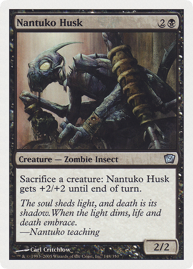 Nantuko Husk (9ED-148) [9th Edition] MTG Single Wizards of the Coast