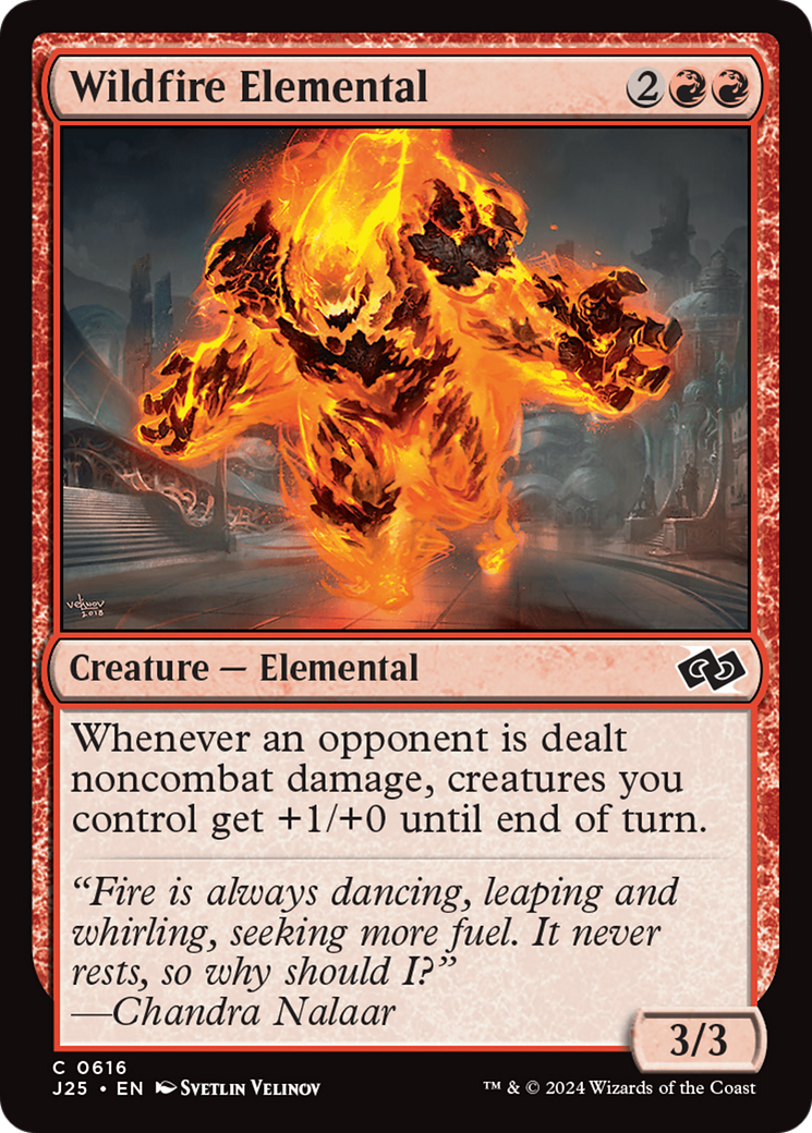 Wildfire Elemental (J25-616) [Foundations Jumpstart]